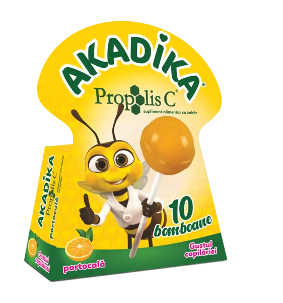 Akadika Propolis C portocala, 10 acadele, Fiterman