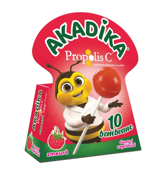 Akadika Propolis C zmeura, 10 acadele, Fiterman