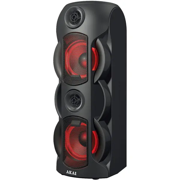 Akai Boxa Portabila Akai Party Speaker 370, 60W, Radio, USB, micro-SD, Negru
