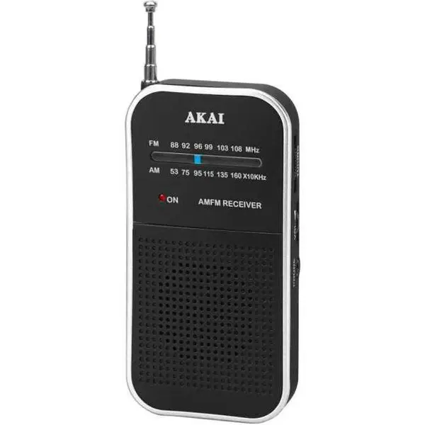 Akai Radio portabil Akai APR-350, AM/FM, Negru