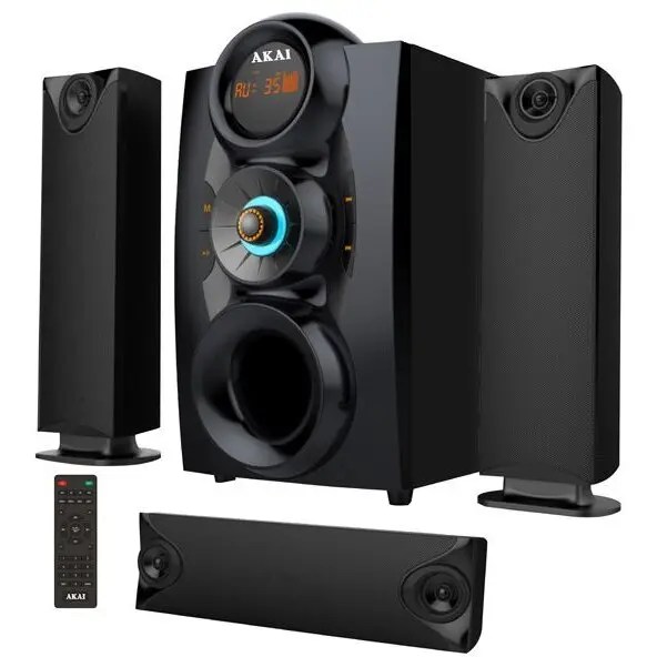 Akai Sistem audio Akai 3.1, radio FM, negru