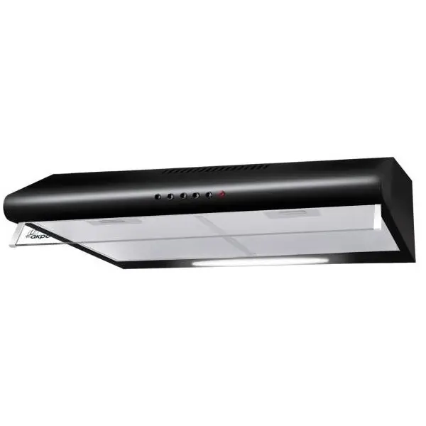Akpo Hota Akpo, negru, Latime 600 mm, Adancime 500 mm, Inaltime 160 mm, Butoane de tip de control