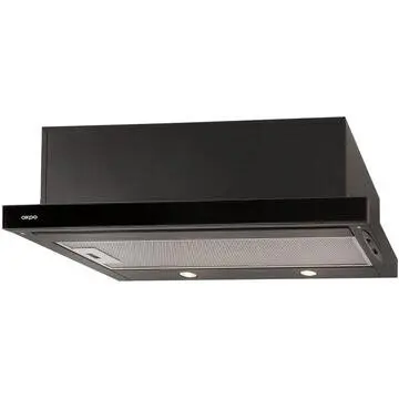 Akpo Hota Cooker hood telescopic Akpo WK-7 Light Eco Glass, Capacitatea hotei este de 184 m3 / h Volum intensitate 60 dB (A), 100 W putere motor