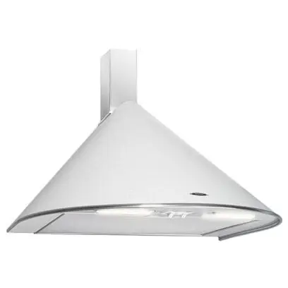 Akpo Hota decorativa AKPO WK-5 Rondo Turbo 50 cm, putere de absorbtie 320mc/h, 1 motor, Alb