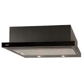 Akpo Hota incorporabila Akpo WK-7 Light Eco 60, putere absorbtie 184 mc/h, 1 motor, 60 cm, Negru