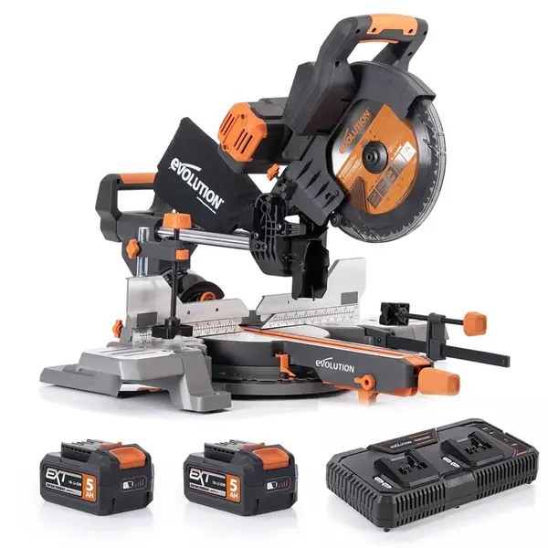 Akumulatorowa piła ukośnica R255SMS-DB-Li 18V EXT Li-Ion 255 mm z wielomateriałową tarczą TCT