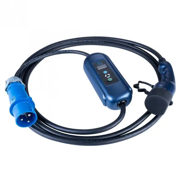 AKYGA Cablu de incarcare masini electrice 3 pini Type 2 LCD 1 faza 32A 7.2kW 5m, AK-EC-14