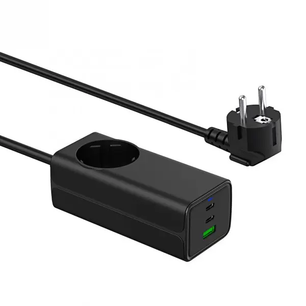 AKYGA Incarcator priza 65W cu 2 x USB type C + 1 x USB-A + Schuko Negru, Akyga AK-CH-21