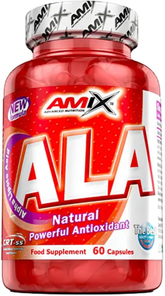 ALA Alpha Lipoic Acid, 200 mg, 60 capsule, Amix