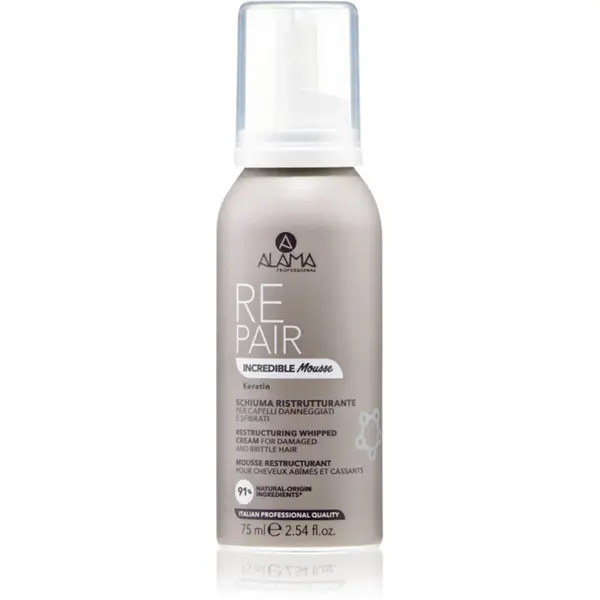 Alama Professional Repair Incredible Mousse spuma tratament pentru par deteriorat 75 ml