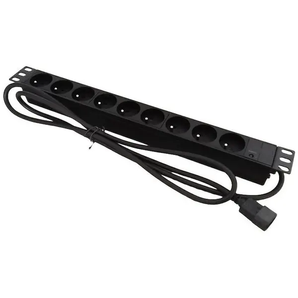 ALANTEC Prelungitor ALANTEC , 9 prize CEE, 1.8m, Negru