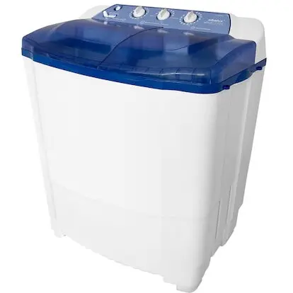 Albalux Masina de Spalat Rufe Semiautomata cu Storcator Albalux AXS 8.3, 8 Kg, Capacitate rufe la stoarcere 3 kg, Alimentare apa calda sau rece, Alb