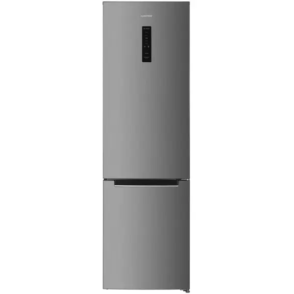 Albatros Combina frigorifica Albatros CNFX515IME, No Frost 326L, Dual Inverter, 4 rafturi sticla, 3 sertare congelator, Display Digital, Inox