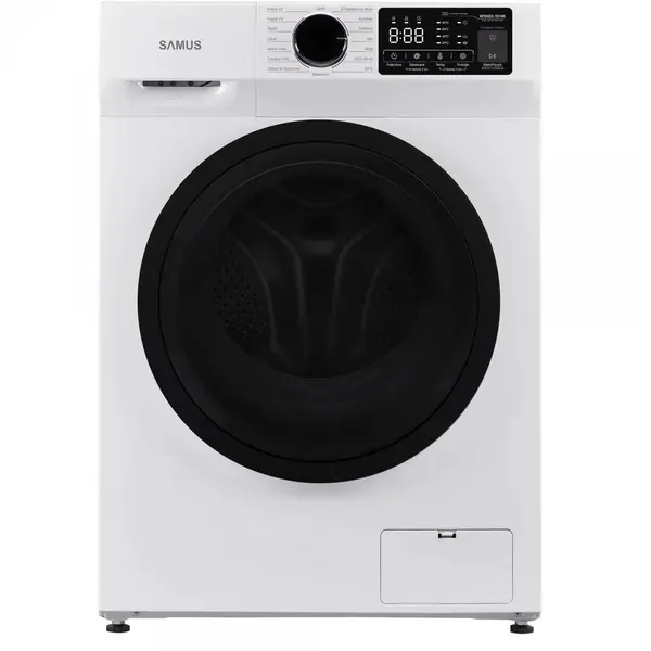 Albatros Masina de spalat rufe Albatros AWM1265, Slim, 6 kg, 1200 RPM, Display LED, Steam, 15 programe, Clasa D, Alb