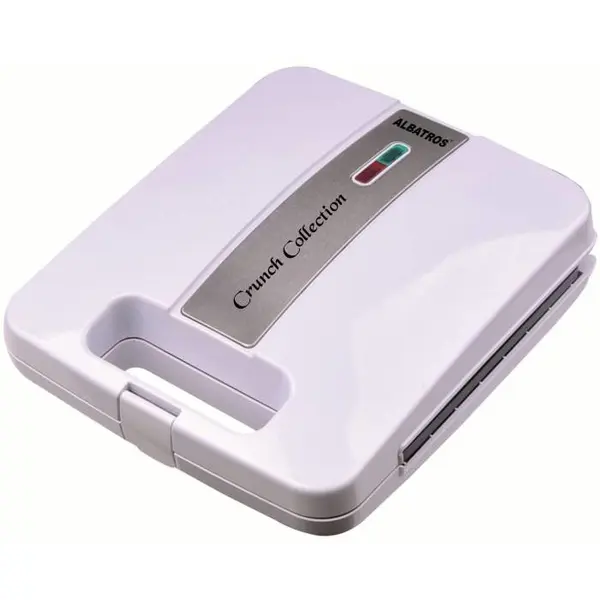 Albatros Sandwich maker 4 sand, tip grill, alb-argintiu, 1200 W