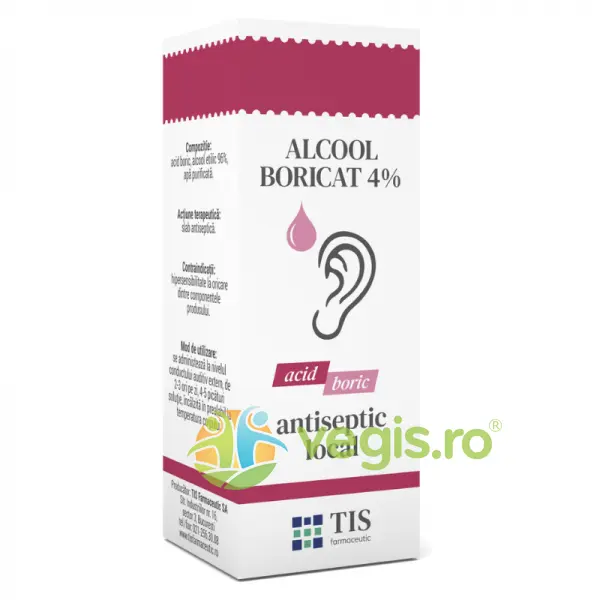Alcool Boricat 4% 25ml