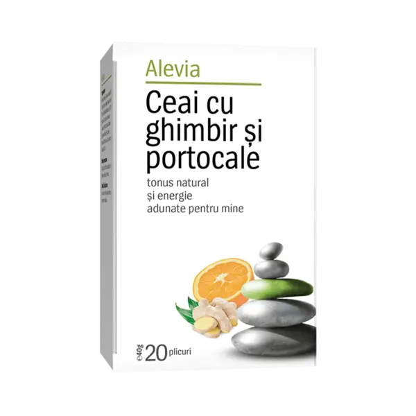 Alevia Ceai cu ghimbir si portocale 20 plicuri