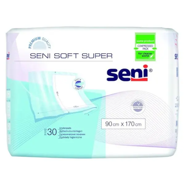 Aleze pentru Pat Seni Soft Super, 90 x 170 cm, 30 Bucati