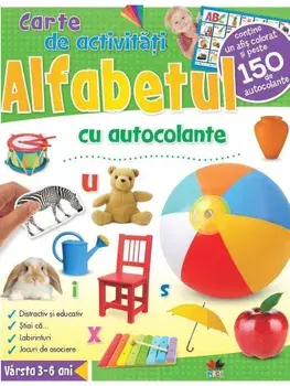 Alfabetul. Carte de activitati cu autocolante/***