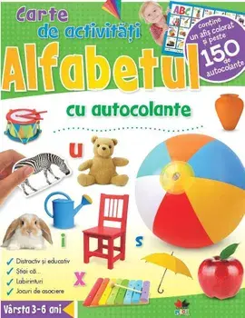 Alfabetul. Carte de activitati cu autocolante/***