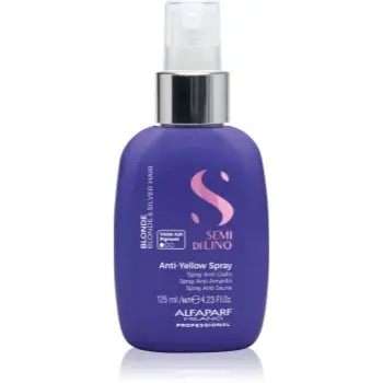 Alfaparf Milano Semi di Lino Blonde spray contra tonurilor galbene pentru parul blond cu suvite