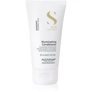 Alfaparf Milano Semi di Lino Diamond Illuminating balsam pentru păr ușor de pieptănat cu efect iluminator
