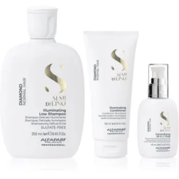 Alfaparf Milano Semi di Lino Diamond Kit set pentru un par stralucitor si catifelat