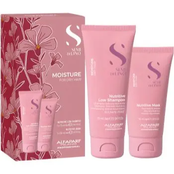 Alfaparf Milano Semi di Lino Moisture Minisize Kit Set de călătorii pentru hidratare intensa