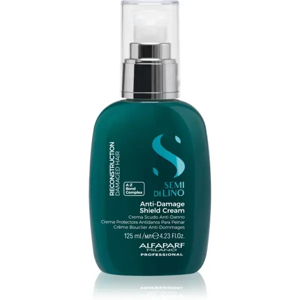 Alfaparf Milano Semi di Lino Reconstruction Anti-damage Shield Cream balsam pentru regenerarea părului pentru par normal si rezistent 125 ml