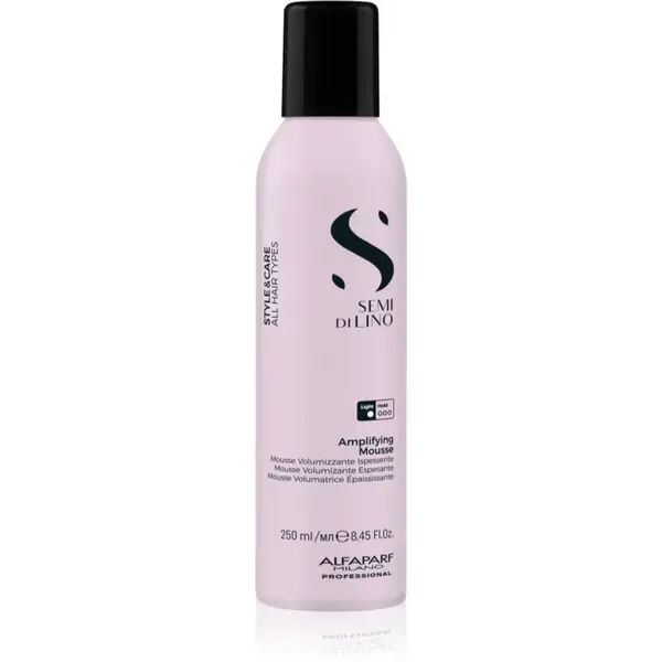 Alfaparf Milano Semi di Lino Style&Care Amplifying Mousse fixativ de păr pentru volum, cu fixare medie 250 ml