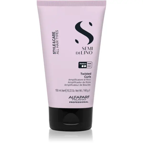 Alfaparf Milano Semi di Lino Style&Care Twisted curls cremă styling pentru definirea buclelor 150 ml