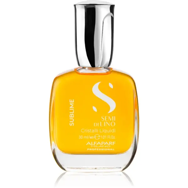 Alfaparf Milano Semi di Lino Sublime Cristalli ulei hidratant pentru un par stralucitor si catifelat 30 ml