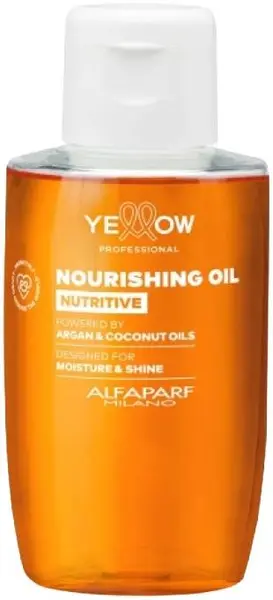 Alfaparf Yellow Nutritive Ulei de păr hrănitor cu argan și nucă de cocos, 100 ml
