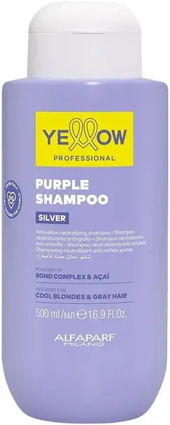 Alfaparf Yellow Silver Șampon pentru neutralizarea tonurilor de galben, 500 ml