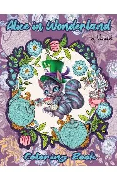Alice in Wonderland Coloring Book: A whimsical coloring book for adults Adult coloring book Alice in Wonderland - Penciol Press