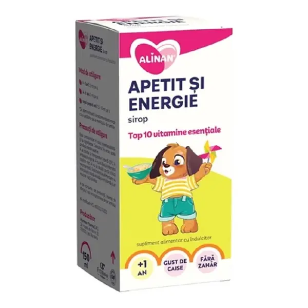 Alinan apetit si energie sirop 150ml Fiterman