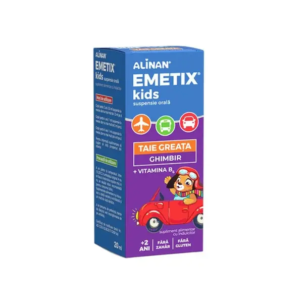 Alinan Emetix Kids, 20ml suspensie orala, Fiterman Pharma
