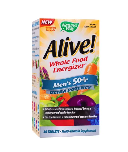 Alive! Once Daily Men's 50+ Ultra Potency 30 tablete
