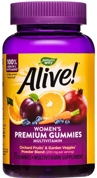 Alive Women's Premium Gummies, 75 tablete, Nature's Way