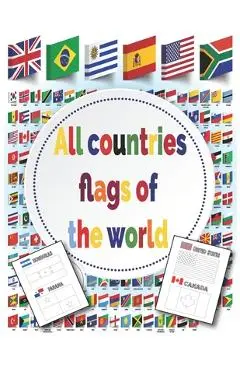 All Countries Flags of The World: Coloring Book - With color guides - Flags Around the world - Oudra Luxury Art