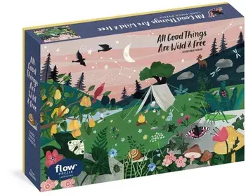 All Good Things Are Wild and Free 1,000-Piece Puzzle (Flow) Adults Families Picture Quote Mindfulness Gift/Irene Smit