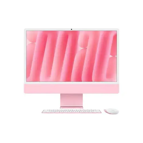 All In One PC Apple iMac 24inch (2024), Procesor Apple M4, 8 nuclee CPU si 8 nuclee GPU, 24inch, Retina 4.5K, 16GB, 256GB SSD, macOS, Layout INT, Manual RO (Roz)