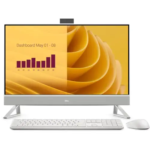 All In One PC DELL EC27250, Procesor Intel® Core™ 7 150U 5.4GHz Raptor Lake, 27inch FHD Touchscreen, 16GB RAM, 1TB SSD, GeForce MX570 A @2GB, Camera Web, Windows 11 Pro