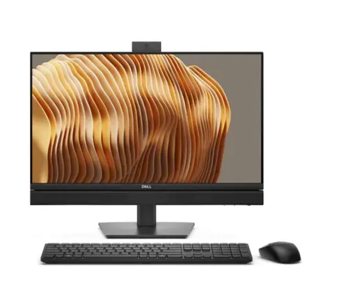All In One PC DELL Pro 24 AIO QC24250, Procesor Intel® Core™ Ultra 5 235, 14 cores, 2.9GHz up to 5.0GHz, 24MB, Arrow Lake, 23.8inch FHD IPS, 16GB RAM, 512GB SSD, Wi-Fi, Bluetooth, Intel Graphics, Camera Web, Windows 11 Pro (Negru)