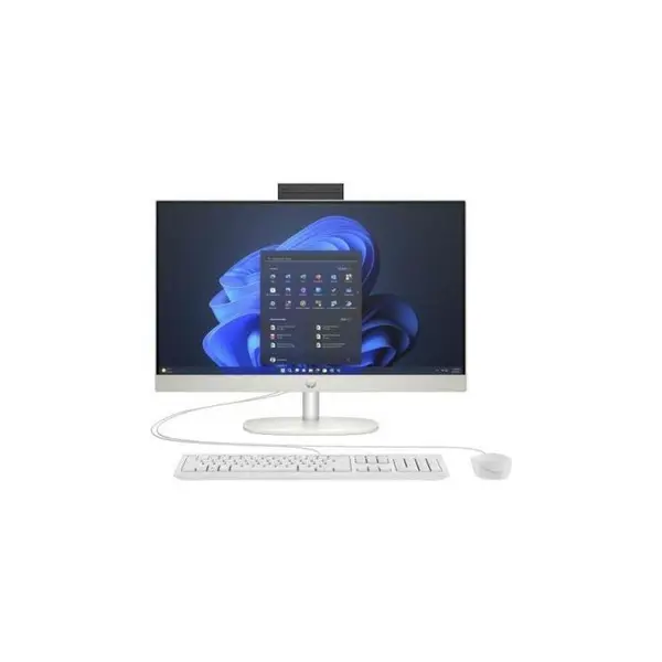 All in one PC HP ProOne 240 G10 9M9M7AT, Intel Core i5-1334U, 16 GB RAM DDR4, 512 GB SSD, Intel, Windows 11 Pro, Argintiu