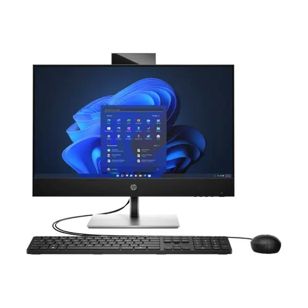 All in one PC HP ProOne 440 G9 A54WHET, Intel Core i5-14500T, 16 GB RAM DDR5, 512 GB SSD, Intel, Fara Sistem de operare, Negru