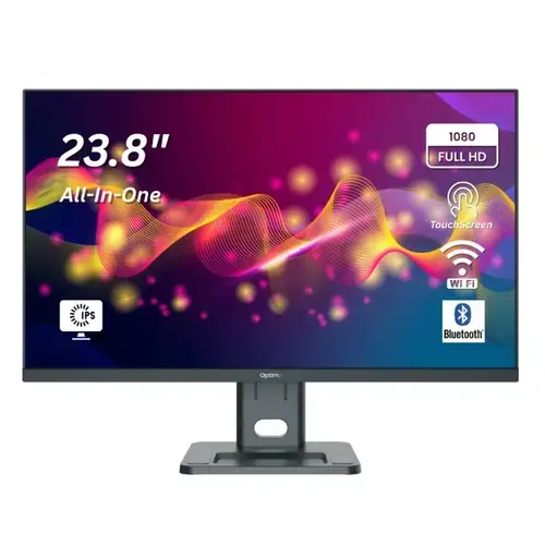 All in One PC OptimX Pro GF40, Intel® Core™ i5-12450H up to 4.4Ghz, 16GB DDR4, 512GB NVMe, 23.8" Full HD TouchScreen, Wi-Fi, BlueTooth, Windows 11 Pro