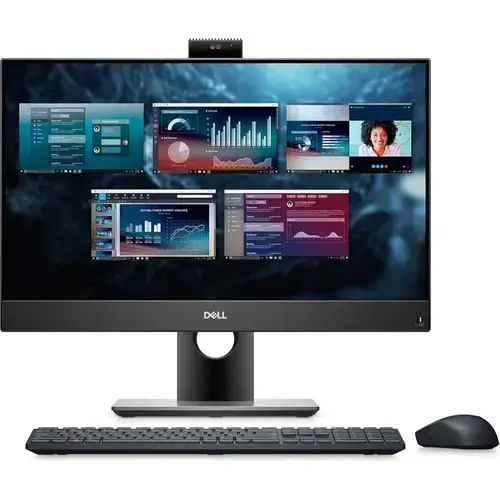 All In One Refurbished Dell Optiplex 5490 AIO, Intel Core i5-10500T 2.30 - 3.80GHz, 8GB DDR4, 256GB SSD, Full HD 23.8", WiFi 802.11ax, Bluetooth, Windows 11 Pro