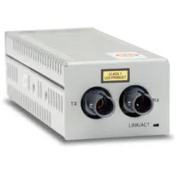 ALLIED TELESIS Desktop Mini Media Converter, 100TX to 100FX ST Connector