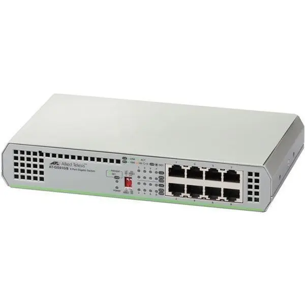 ALLIED TELESIS Switch Allied Telesis AT-GS910/8-50, Gigabit, 8 Porturi (AT-GS910/8-50)